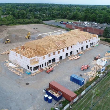 Multi-Unit Roof Truss System