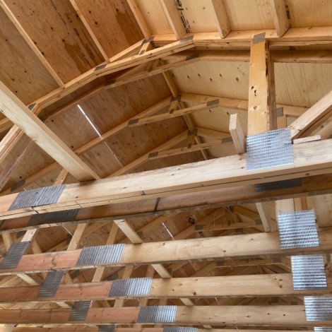 Winter-Ready Residential Roof Trusses