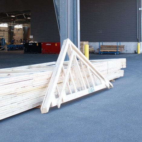 Exposed Timber Roof Trusses