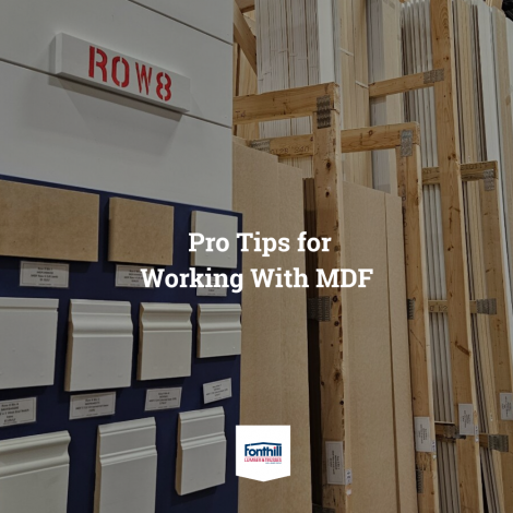 Fonthill Lumber’s MDF Mouldings